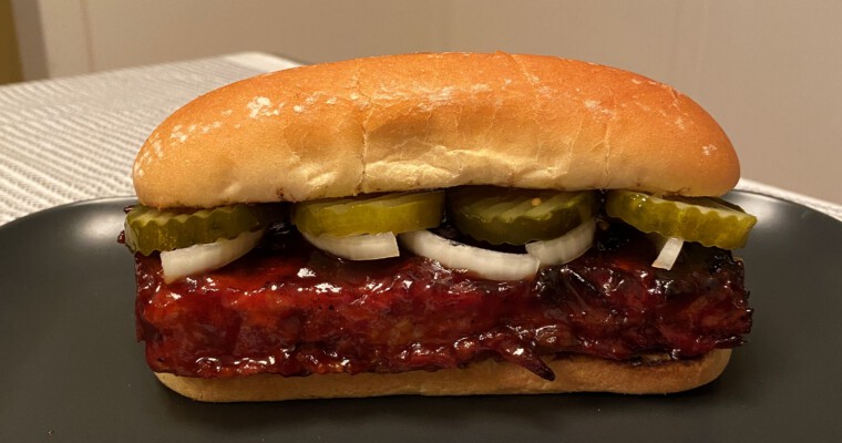 McRib – Double Smoked Boneless Rib Sandwich